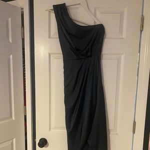 Baltic Born Satin Asymmetrical Dress NWT